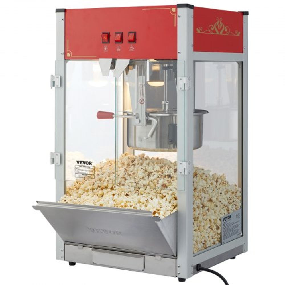 Popcorn Popper Machine Countertop Popcorn Maker Tempered Glass Popcorn Maker With Stainless Steel S 7