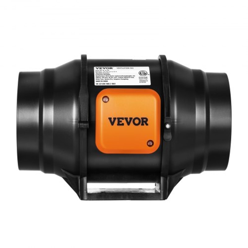 Inline Duct Fan Variable Speed Controller Quiet AC Motor Exhaust Fan For Cooling Booster Grow Tents 9