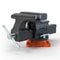 Swivel Locking Base Bench Vise Ductile Iron Two Way Jaw Heavy Duty Vice For Metalworking And Repair 8