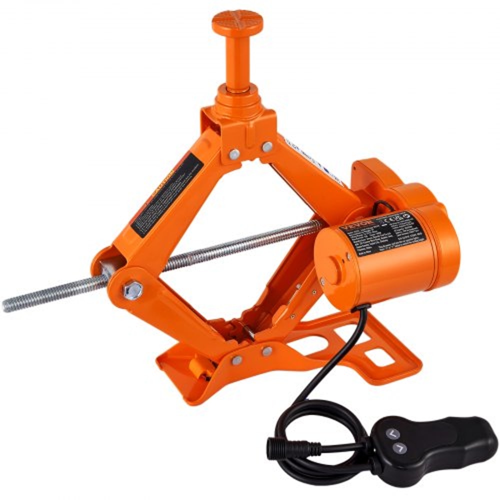 Portable Hih Lbs Scissor Jack With Electric Impact Wrench Electric Car Jack With Remote Control And 7