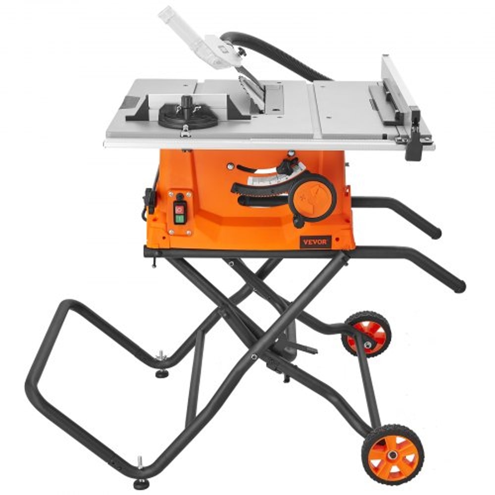 Table Saw With Stand Speed To High RPM Compact Portable Jobsite Saw Sliding Miter For Wood And Furn 9