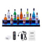 Commercial Illuminated Home Bar Shelf LED Lighted Liquor Bottle Display Acrylic Drink Shelves With 7
