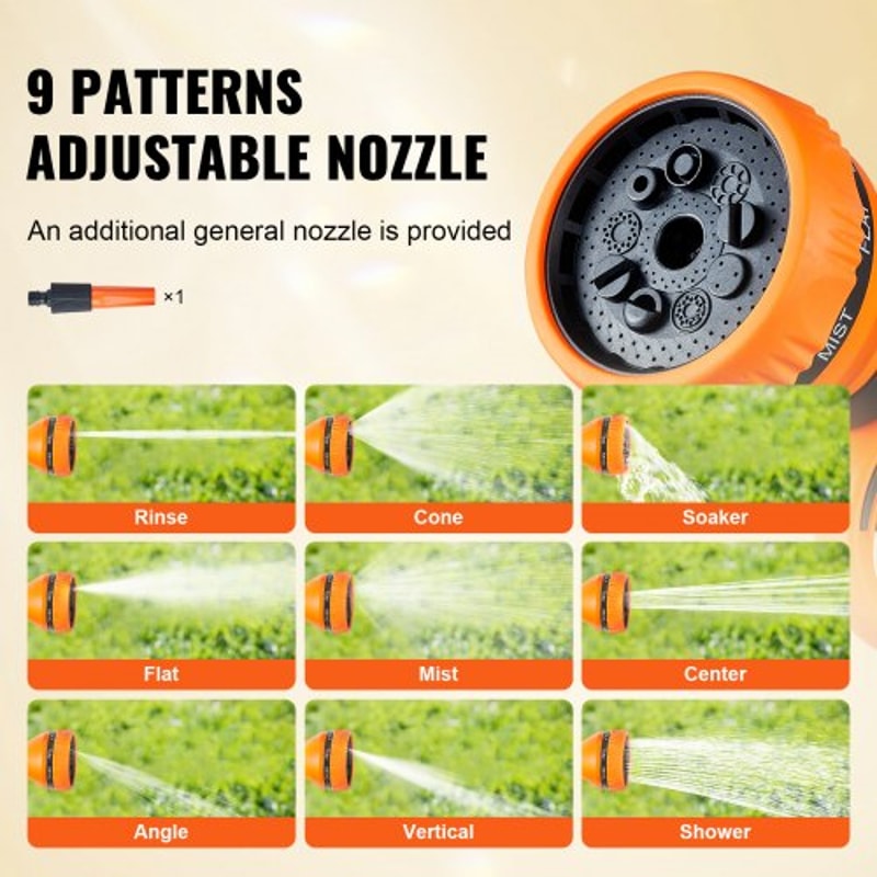 Retractable Garden Hose Reel Wall Mounted Swivel With Auto Rewind And Spray Nozzle 4