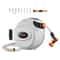 Retractable Garden Hose Reel Wall Mounted Auto Rewind With Swivel And Spray Nozzle 0