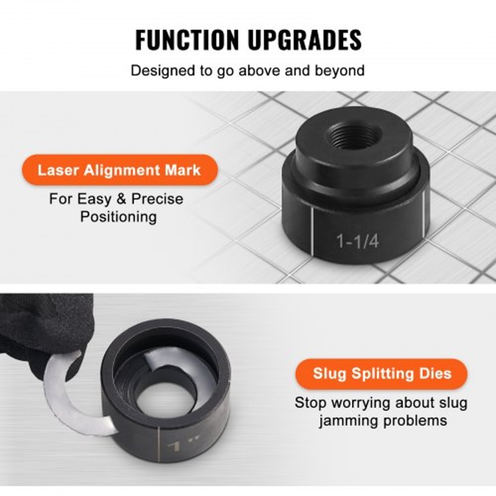 Hydraulic Knockout Punch Kit For Conduit Hole Cutting Metal Punch Tool Set 3