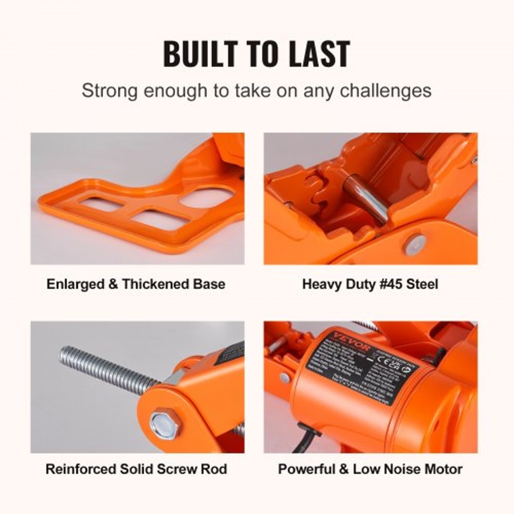 Electric Car Jack Auto Lift Kit With Remote Control LED For SUV Sedan Truck 4