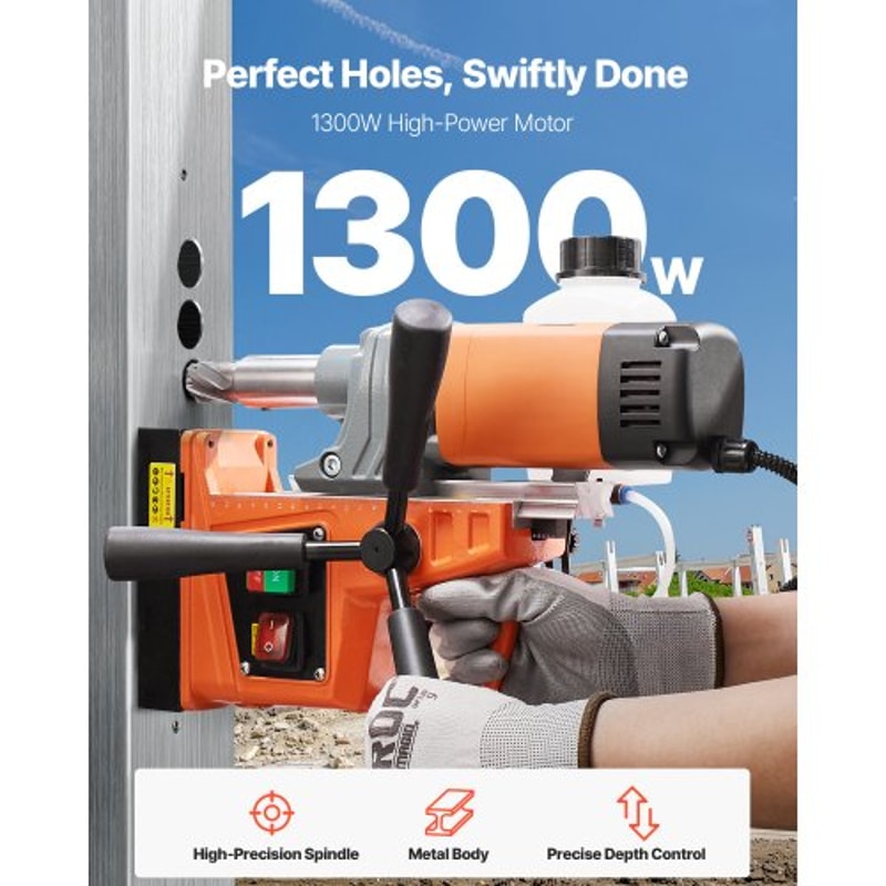 Magnetic Drill Press With Base Portable Mag Drill For Metal Fabrication 1