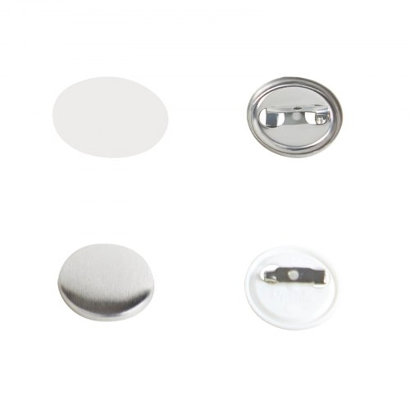 Button Maker Supplies Kit Button Maker Parts DIY Pin Back Buttons Badge Making Refill Set 8