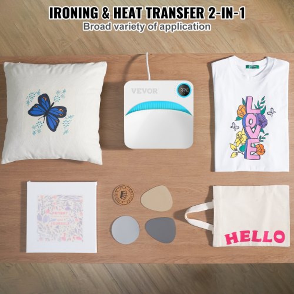 Portable Heat Press 9x9 Mini Heat Press Machine For T Shirt Sublimation Vinyl Projects 2