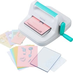 manual die cutting & embossing machine kit for scrapbooking & card making