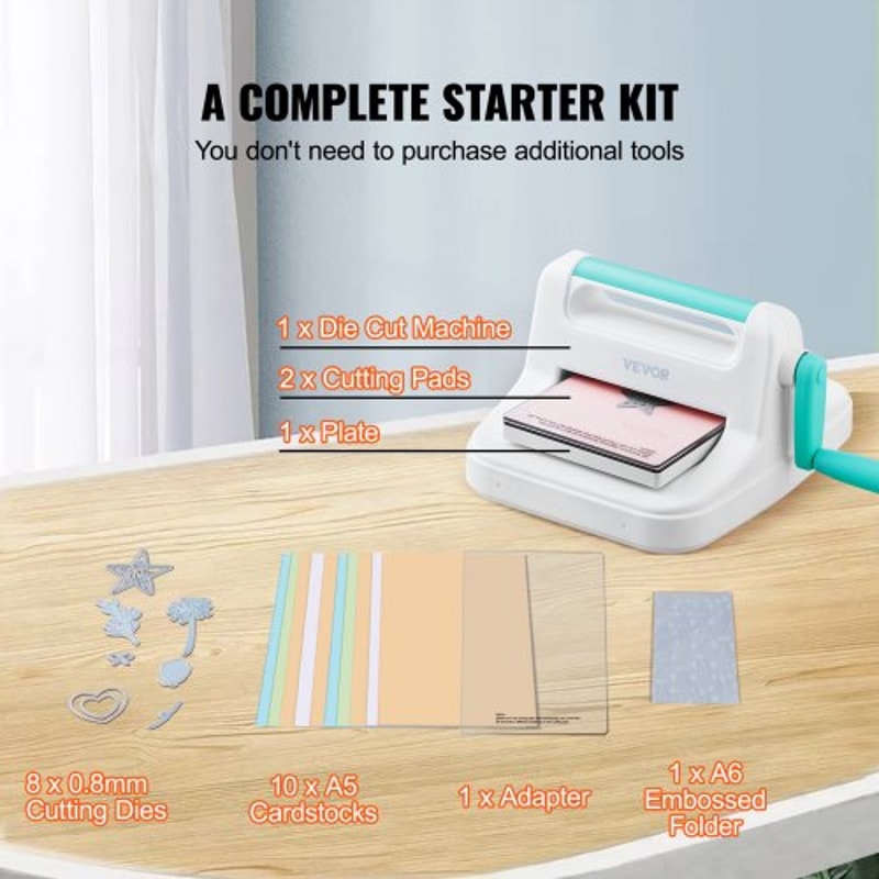 Manual Die Cutting Embossing Machine Kit For Scrapbooking Card Making 2