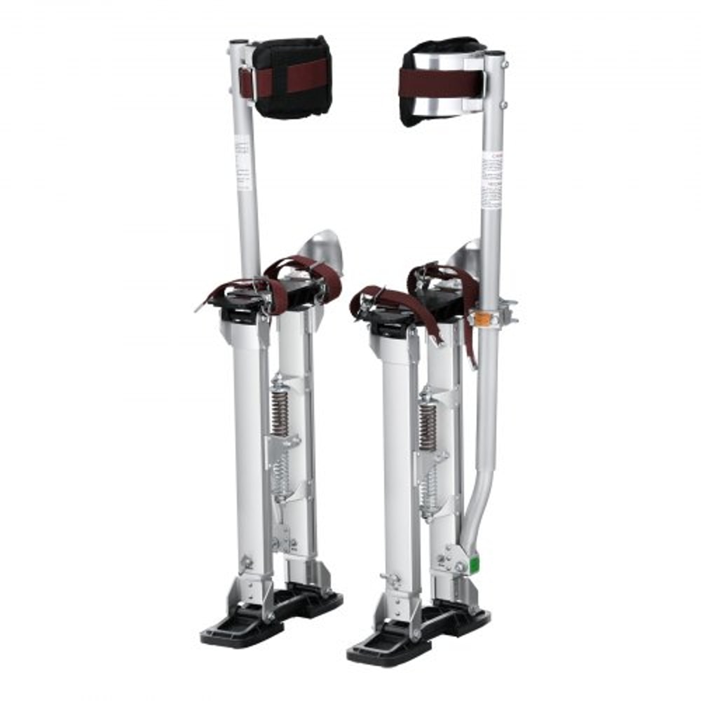 Adjustable Drywall Stilts Aluminum Work Stilts With Knee Pads For Painting And Taping 8