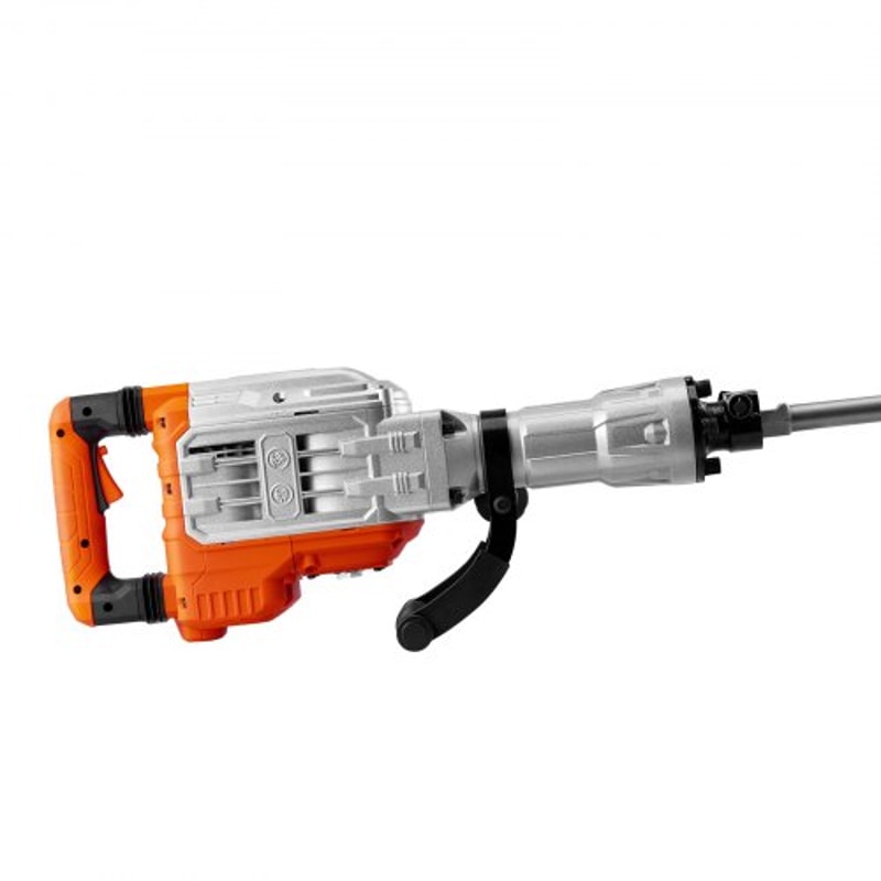 Electric Demolition Jack Hammer Heavy Duty Concrete Breaker With 2 Chisels 360 Handle 9