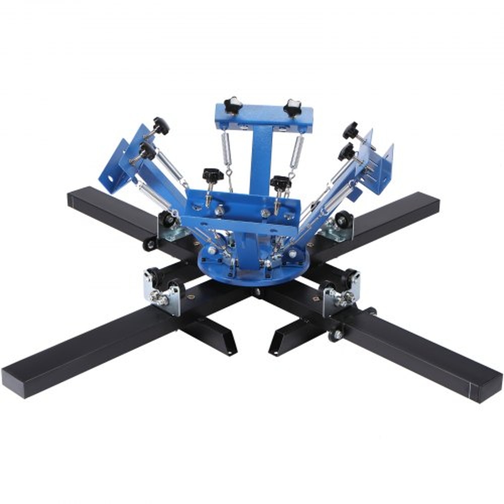 Station Screen Printing Machine Rotating TShirt Printing Press With Precision Pallet 8