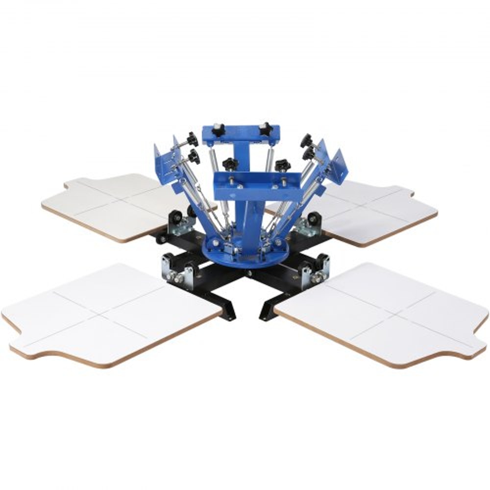 Station Screen Printing Machine Rotating TShirt Printing Press With Precision Pallet 10