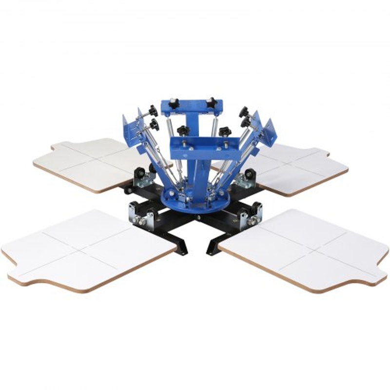 Station Screen Printing Machine Rotating TShirt Printing Press With Precision Pallet 10