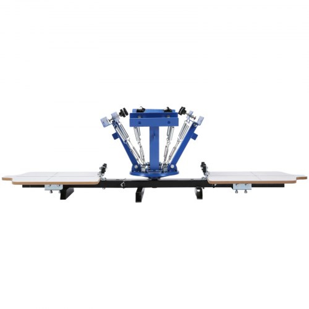 Screen Printing Machine Rotating T Shirt Press With Dual Pallet 7