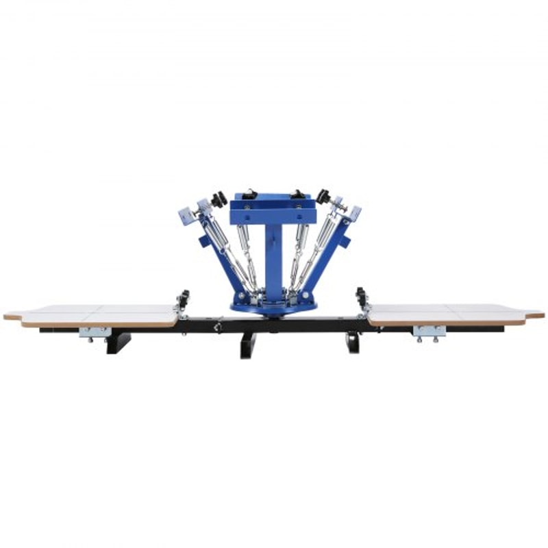 Screen Printing Machine Rotating T Shirt Press With Dual Pallet 7