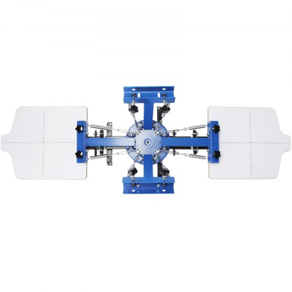 Screen Printing Machine Rotating T Shirt Press With Dual Pallet 9