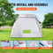 Portable Paint Booth Tent With Floor Mesh Screen Large Spray Paint Tent For DIY Furniture Projects 5