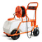Battery Powered Lawn Sprayer Cart with Wheels, Adjustable Garden Sprayer with Nozzles