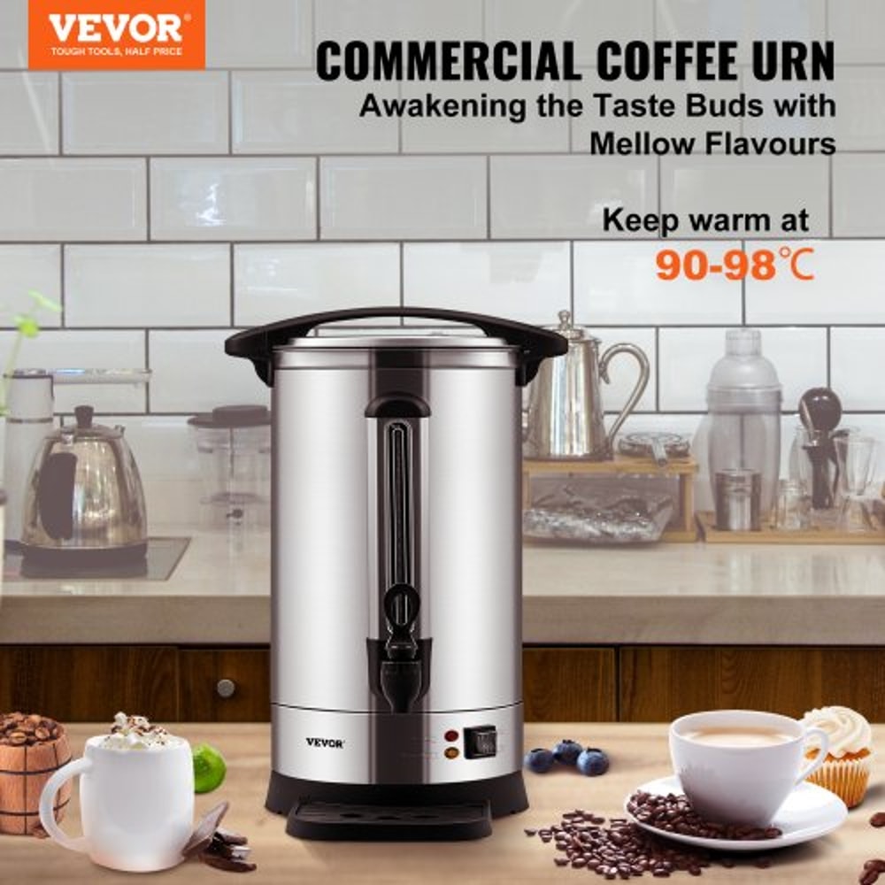 Commercial Coffee Urn Stainless Steel Fast Brewing Coffee Dispenser With Keep Warm 1