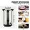 Commercial Coffee Urn Stainless Steel Fast Brewing Coffee Dispenser With Keep Warm 7
