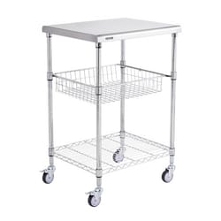heavy duty rolling utility cart with wheels high capacity adjustable steel storage trolley