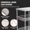Heavy Duty Rolling Utility Cart With Wheels High Capacity Adjustable Steel Storage Trolley 2
