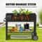 Elevated Raised Garden Bed With Wheels Galvanized Metal Planter Box For Vegetables Herbs Patio Gar 4