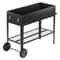 Elevated Raised Garden Bed With Wheels Galvanized Metal Planter Box For Vegetables Herbs Patio Gar 10
