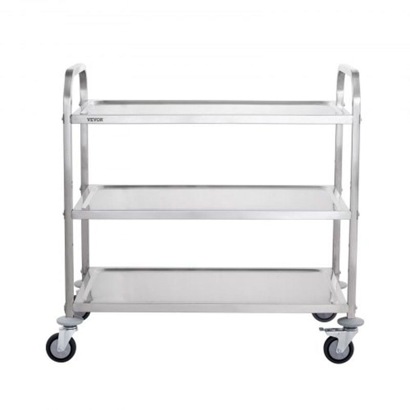 HeavyDuty Utility Cart With High Capacity And Adjustable Steel Shelves 8