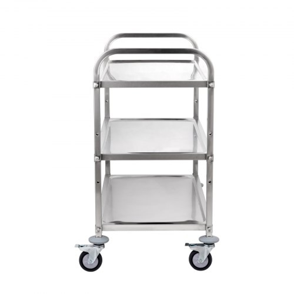 HeavyDuty Utility Cart With High Capacity And Adjustable Steel Shelves 9