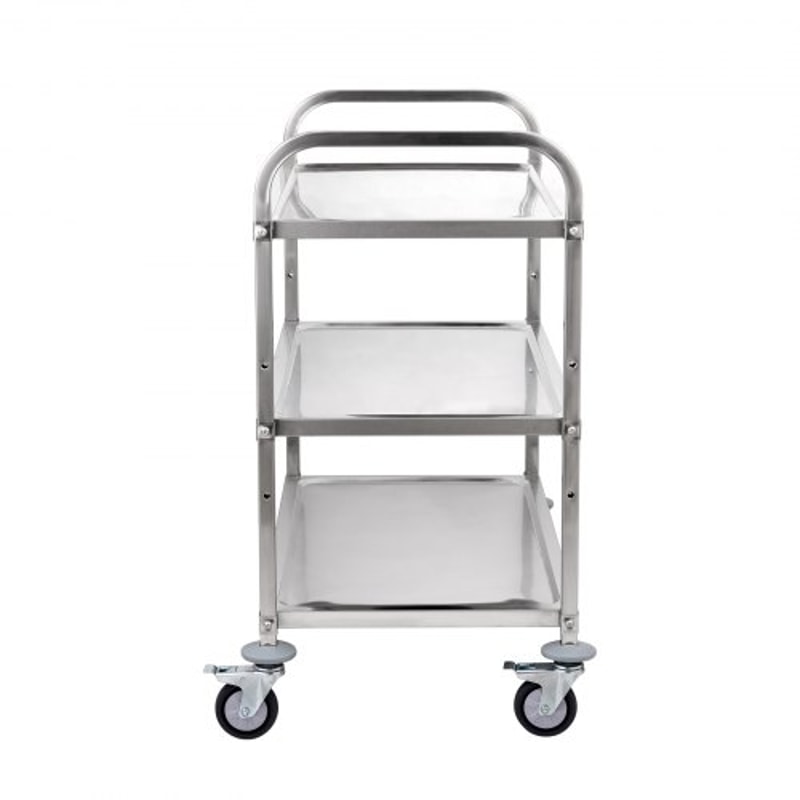 HeavyDuty Utility Cart With High Capacity And Adjustable Steel Shelves 9