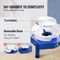 Electric Pottery Wheel Machine With Foot Pedal LCD Control Complete Sculpting Kit 2
