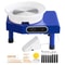 Electric Pottery Wheel Machine With Foot Pedal LCD Control Complete Sculpting Kit 10