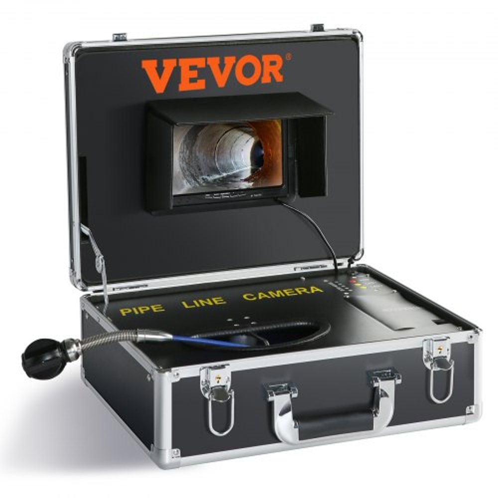 Sewer Camera With Monitor DVR Waterproof Drain Inspection Camera Kit 10