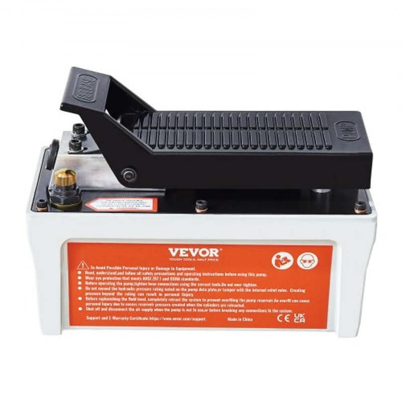 Foot Operated Air Hydraulic Pump With 66 Ft Hose For Auto Body Industrial Use 8