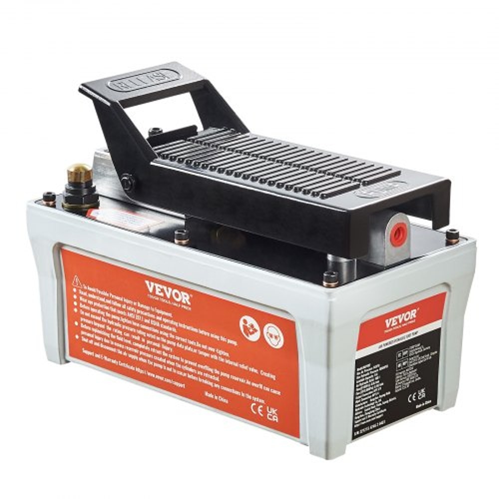 Foot Operated Air Hydraulic Pump With 66 Ft Hose For Auto Body Industrial Use 9