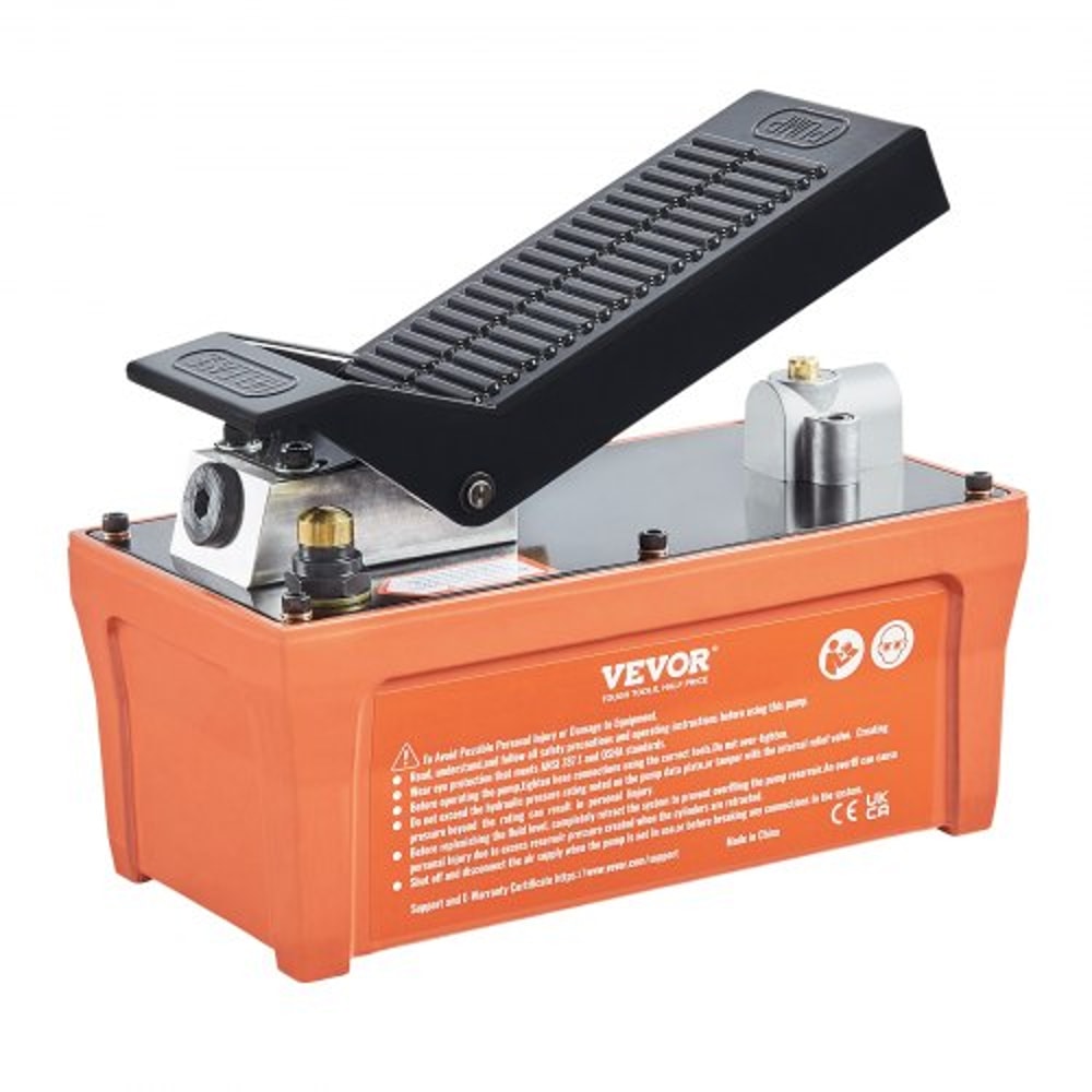 Heavy Duty Air Hydraulic Foot Pump With Hose For Auto Body And Industrial Jobs 7