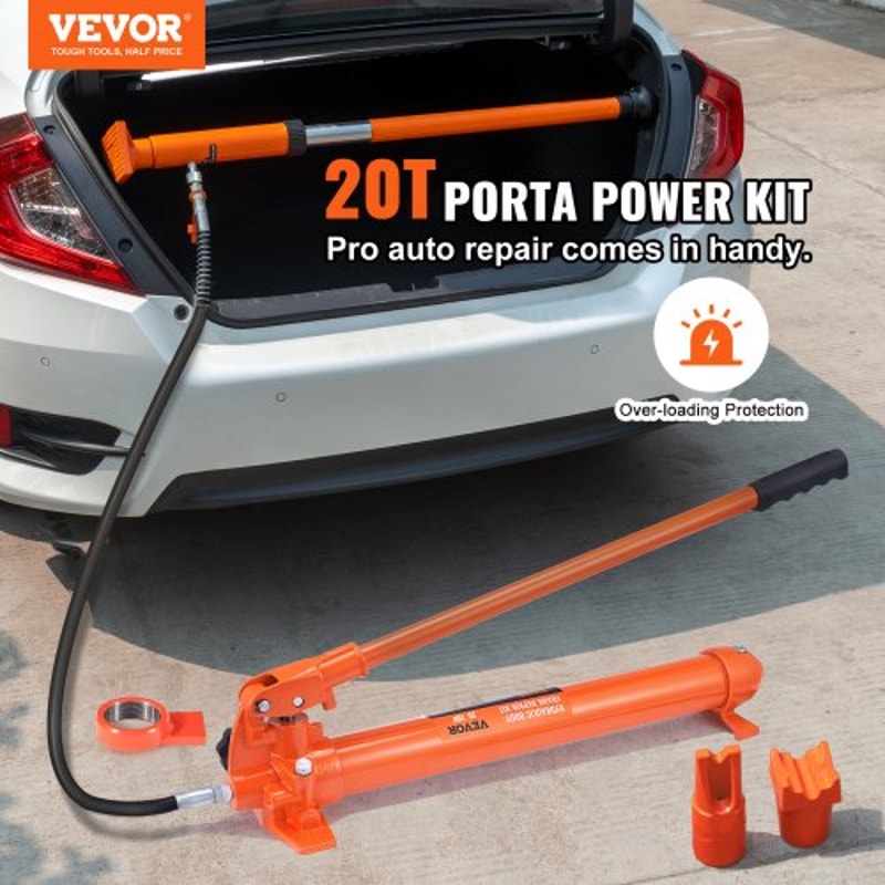 Hydraulic Porta Power Kit With High Capacity Portable Frame Repair Tool Set 1