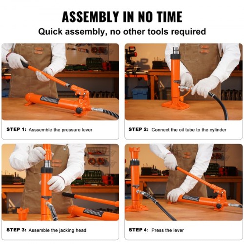 Hydraulic Porta Power Kit With High Capacity Portable Frame Repair Tool Set 4