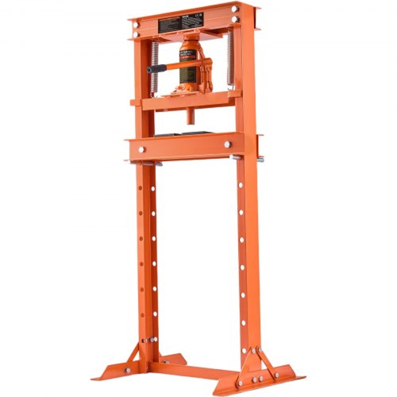 Hydraulic Shop Press H Frame Heavy Duty Adjustable Garage Floor Press 9