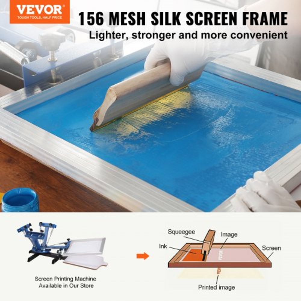 Screen Printing Kit With Aluminum Silk Screen Frames For DIY TShirt Printing 1