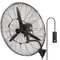 Wall Mount Misting Fan CFM Industrial Oscillating Outdoor Cooling Fan 0