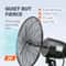 Wall Mount Misting Fan CFM Industrial Oscillating Outdoor Cooling Fan 4