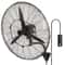 Wall Mount Misting Fan CFM Industrial Oscillating Outdoor Cooling Fan 7