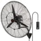 Wall Mount Misting Fan CFM Industrial Oscillating Outdoor Cooling Fan 7