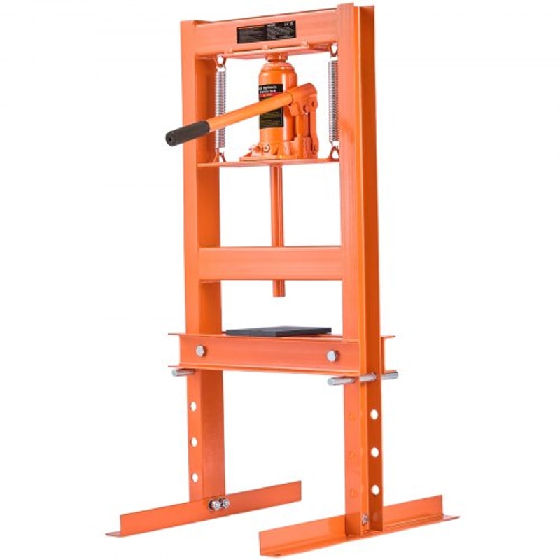Hydraulic Shop Press With Adjustable H Frame Heavy Duty Garage Press 9