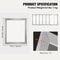 Heavy Duty Aluminum Screen Printing Kit With Mesh Frames For DIY TShirt Printing 6